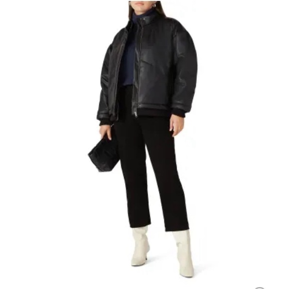 Sea New York
Black Faux Leather Puff Jacket size small fits oversized up to Med - Picture 4 of 13